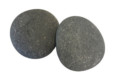 Large Natural Basalt Massage Stones - x 2