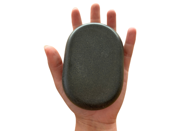 4 Piece Basalt Stone Set - X Large Ovular