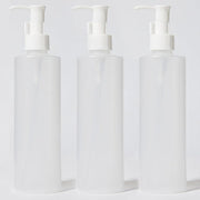 Three pump bottles supplied with the 3 bottle massage oil warmer