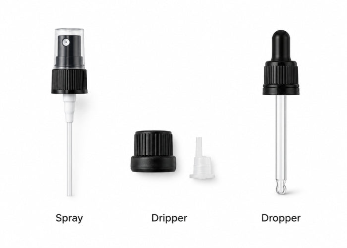 Amber Essential Oil Bottles