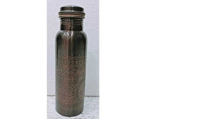 Ayurveda Copper Black Art Drink  Bottle 750ml