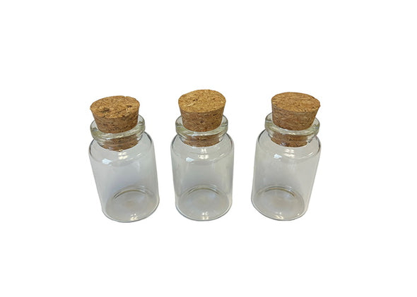 Glass Bottles Small with cork 20ml