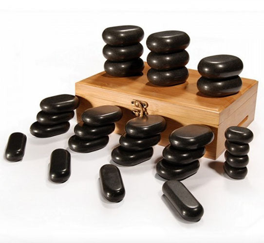 28pce Massage Stone set Basalt Stones