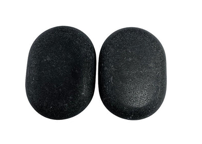 2 x Large Basalt Massage Stones